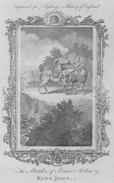 The Murder of Prince Arthur by King John 1773. Creator: William Walker