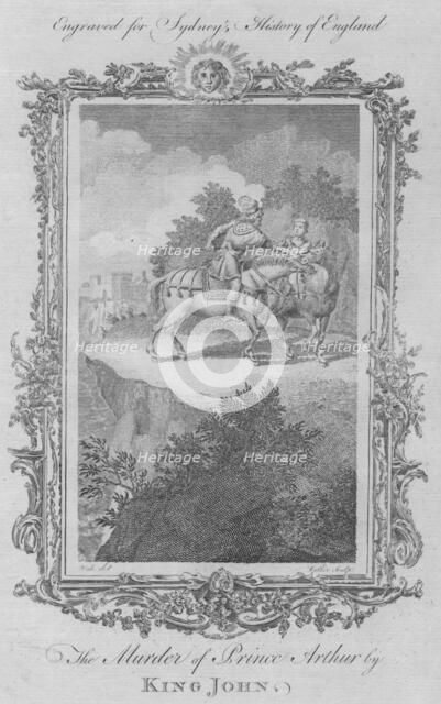 'The Murder of Prince Arthur by King John', 1773.  Creator: William Walker.
