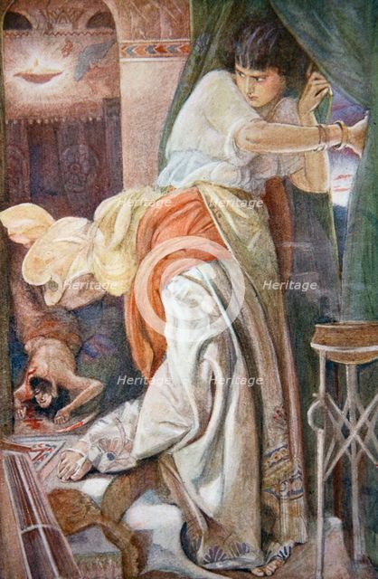'The Murder of Setapo', 1916.  Creator: Evelyn Paul.