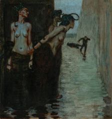 The murderer, 1891. Creator: Stuck, Franz, Ritter von (1863-1928)