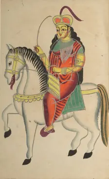 The Mutiny of the Heroine Rani Lakshmi Bai of Jhansi, 1800s. Creator: Unknown