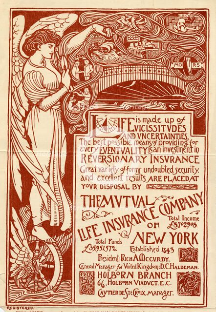 The Mutual Life Insurance Company of New York, 19th century. Artist: Unknown