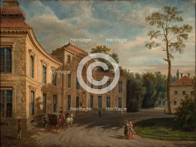 The Myslewicki Palace in Warsaw, c1870.