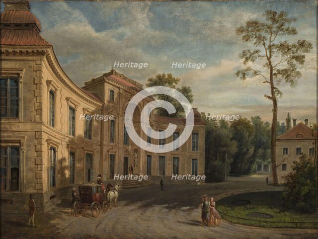 The Myslewicki Palace in Warsaw, c1870.