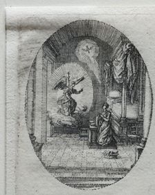 The Mysteries of the Passion: The Annunciation. Creator: Jacques Callot (French, 1592-1635)