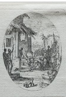 The Mysteries of the Passion: The Adoration of the Kings. Creator: Jacques Callot (French, 1592-1635)
