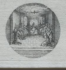 The Mysteries of the Passion: The Descent of the Holy Spirit. Creator: Jacques Callot (French, 1592-1635)