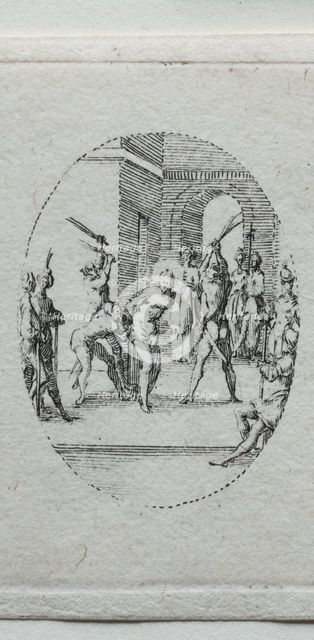 The Mysteries of the Passion: The Flagellation. Creator: Jacques Callot (French, 1592-1635).