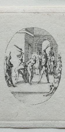 The Mysteries of the Passion: The Flagellation. Creator: Jacques Callot (French, 1592-1635)