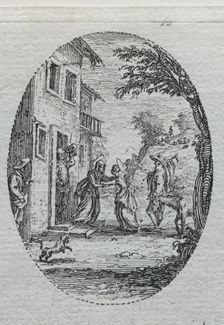 The Mysteries of the Passion: The Visitation. Creator: Jacques Callot (French, 1592-1635)