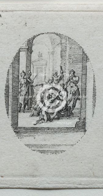 The Mysteries of the Passion: Christ Crowned with Thorns. Creator: Jacques Callot (French, 1592-1635).