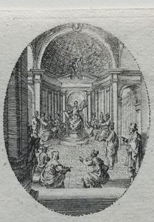 The Mysteries of the Passion: Christ Disputing with the Doctors. Creator: Jacques Callot (French, 1592-1635)