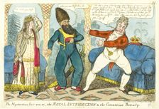 The Mysterious Fair One, published May, 1819. Creator: Isaac Robert Cruikshank