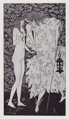 The Mysterious Rose Garden, 1894. Creator: Aubrey Beardsley