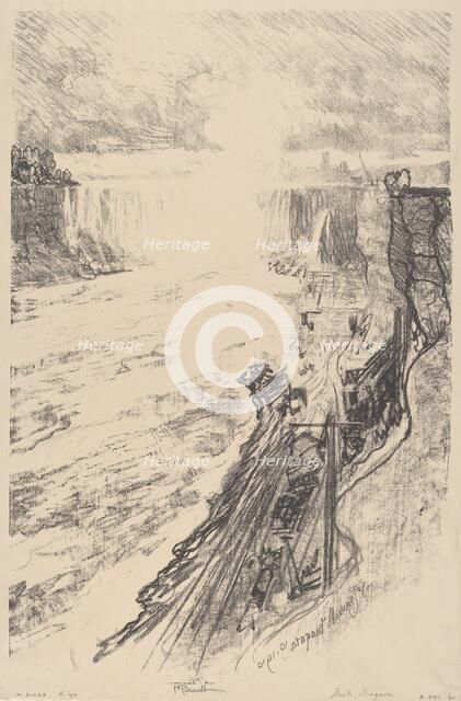 The Mystery of the Mist, 1910. Creator: Joseph Pennell.