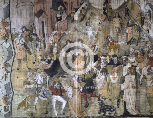 'The Mystery of the 'Revenge' of Jesus Christ', detail, c1630.  Artist: Anon