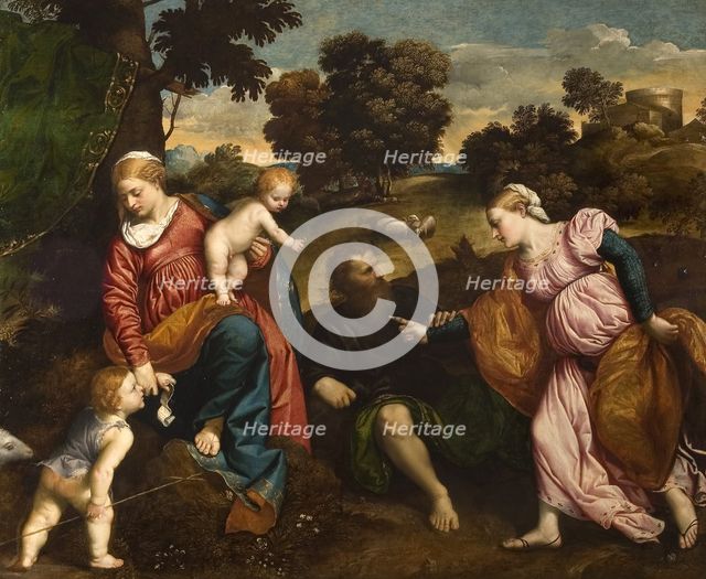 The Mystical Marriage of Saint Catherine.