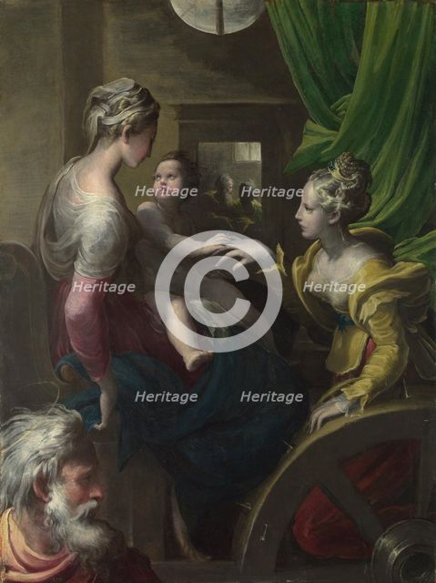 The Mystical Marriage of Saint Catherine, c. 1527-1530. Artist: Parmigianino (1503-1540)