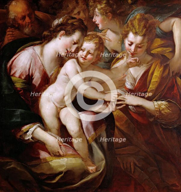 The Mystical Marriage of Saint Catherine, c. 1616-1618. Creator: Procaccini, Giulio Cesare (1574-1625).