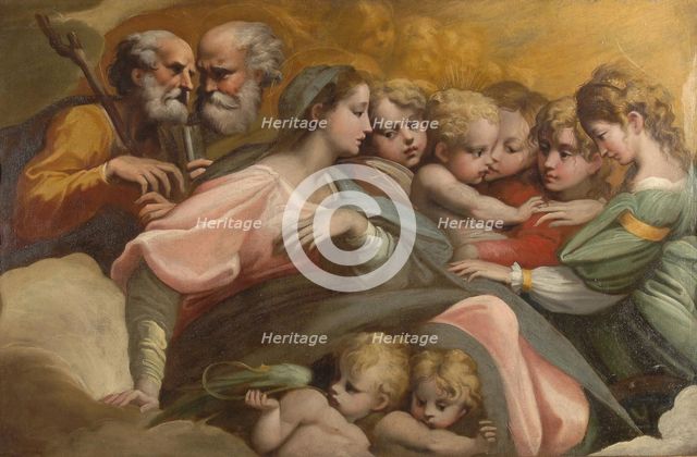 The Mystical Marriage of Saint Catherine, ca 1524. Artist: Parmigianino (1503-1540)