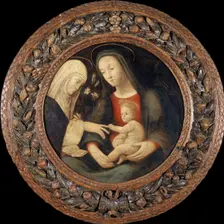 The Mystical Marriage of Saint Catherine, First Half of 16th cen.. Creator: Anonymous