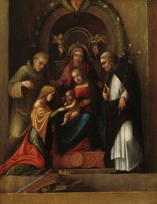The Mystic Marriage of Saint Catherine, 1510/1515. Creator: Correggio