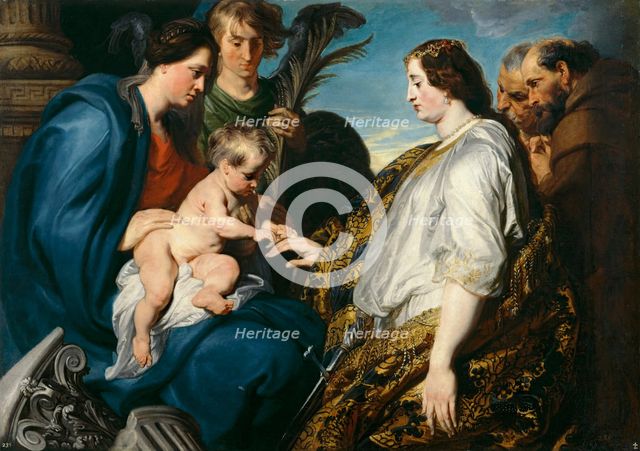The Mystic Marriage of Saint Catherine, between 1618 and 1620. Creator: Anthony van Dyck.