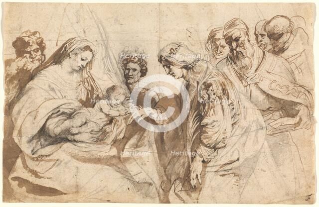 The Mystic Marriage of Saint Catherine, c. 1618. Creator: Anthony van Dyck.