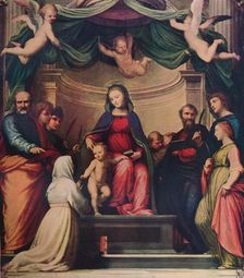 The Mystic Marriage of Saint Catherine of Siena, 1511, (1911). Artist: Fra Bartolomeo