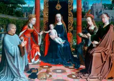 The Mystic Marriage of St Catherine 1505-1510. Artist: Gerard David