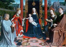 The Mystic Marriage of St Catherine 1505-1510. Artist: Gerard David