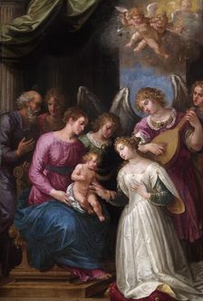 The Mystic Marriage of St Catherine 17th century