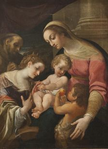 The Mystic Marriage of St Catherine. Creator: Lodovico Carracci