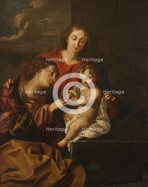 The Mystic Marriage of St Catherine. Creator: Stefano Magnasco.