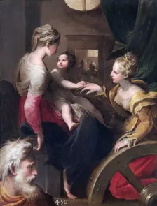 The Mystic Marriage of St Catherine c1531-c1540