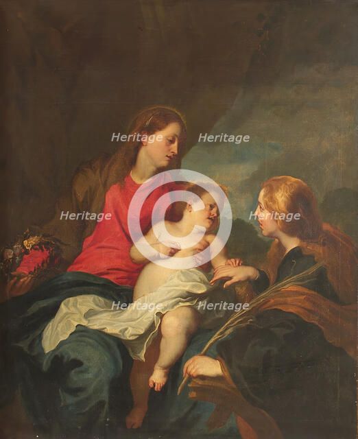 The Mystic Marriage of St Catherine of Alexandria, c1630-1641. Creator: Anthony van Dyck.