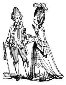 The Macaronies, 1772, (1910)