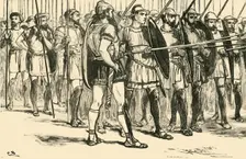 The Macedonian Phalanx 1890. Creator: Unknown