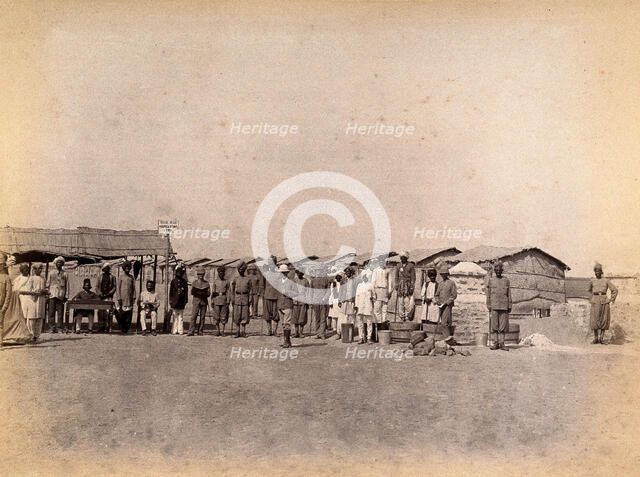 The Machi Meani camp, operated by the Karachi Plague Committee, India, 1897. Creator: Unknown.