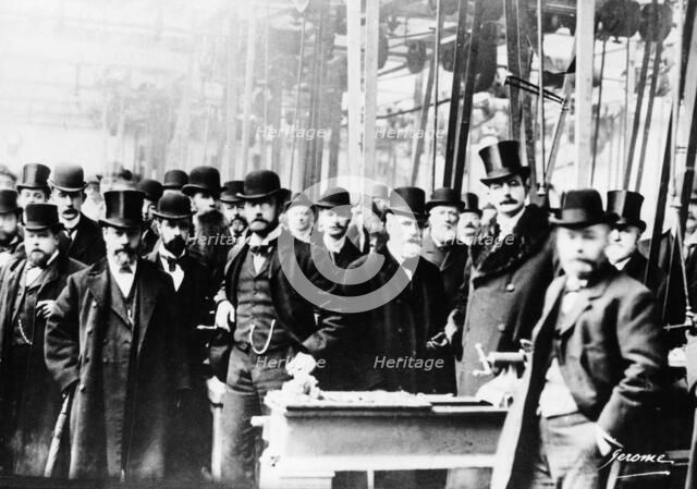 The machine shop at the Daimler works, Coventry, Warwickshire, 1899. Artist: Unknown