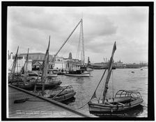 The Machine Wharf (Government Wharf) Havana, c1900. Creator: Unknown