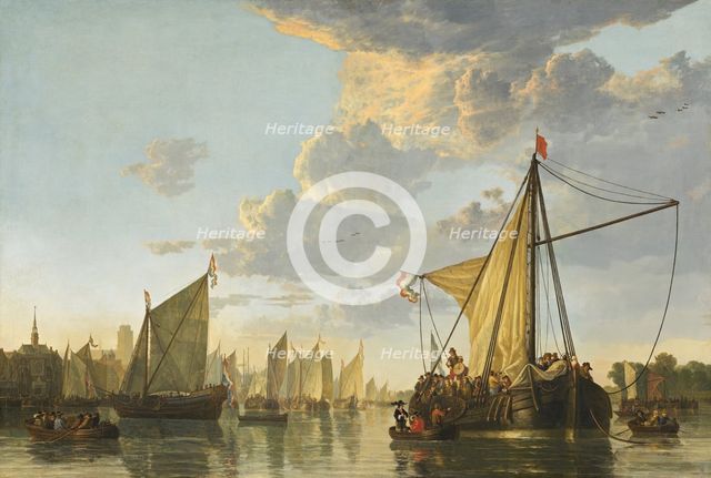 The Maas at Dordrecht, c. 1650. Creator: Aelbert Cuyp.