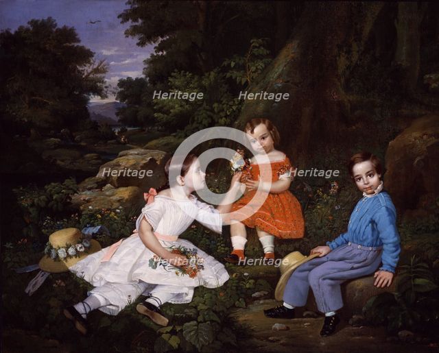 The Mabie Children, ca. 1852. Creator: Unknown.