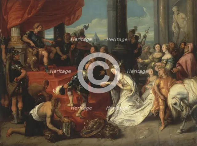 The Magnanimity of Scipio Africanus, 1641. Creator: Simon de Vos.