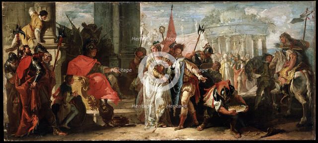 'The Magnanimity of Scipio Africanus', c1727-1769. Artist: Francesco Fontebasso