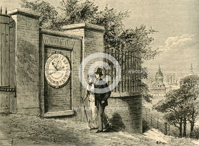 'The Magnetic Clock, Greenwich Observatory', c1840, (c1878). Creator: Unknown.