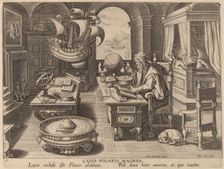 The Magnetic Pole: pl.2, c. 1580/1590. Creator: Theodoor Galle