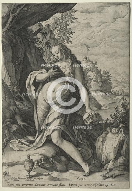 The Magdalen in Penance. Creator: Hendrick Goltzius (Dutch, 1558-1617).