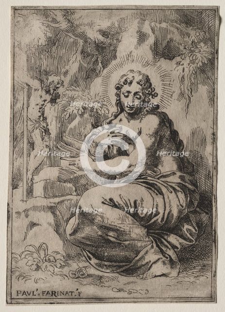 The Magdalen, late 16th century. Creator: Paolo Farinati (Italian, 1522-1606).