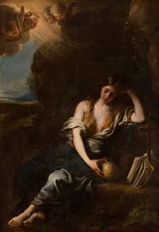 The Magdalene in the desert, c1675-c1680. Creator: Francisco Ignacio Ruiz de la Iglesia